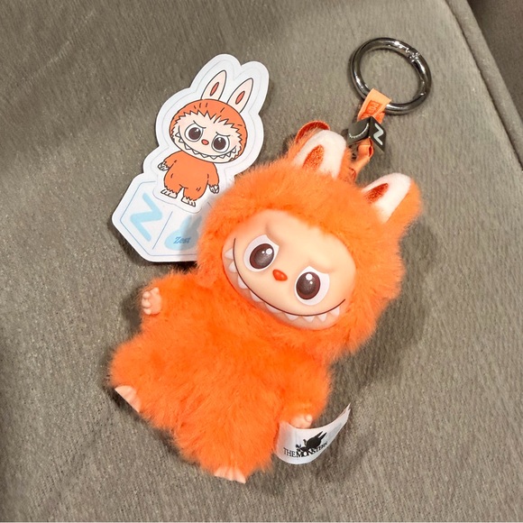 The Monsters Pin For Love Series Labubu Plush Keychain Blind Box - Z - Picture 4 of 11